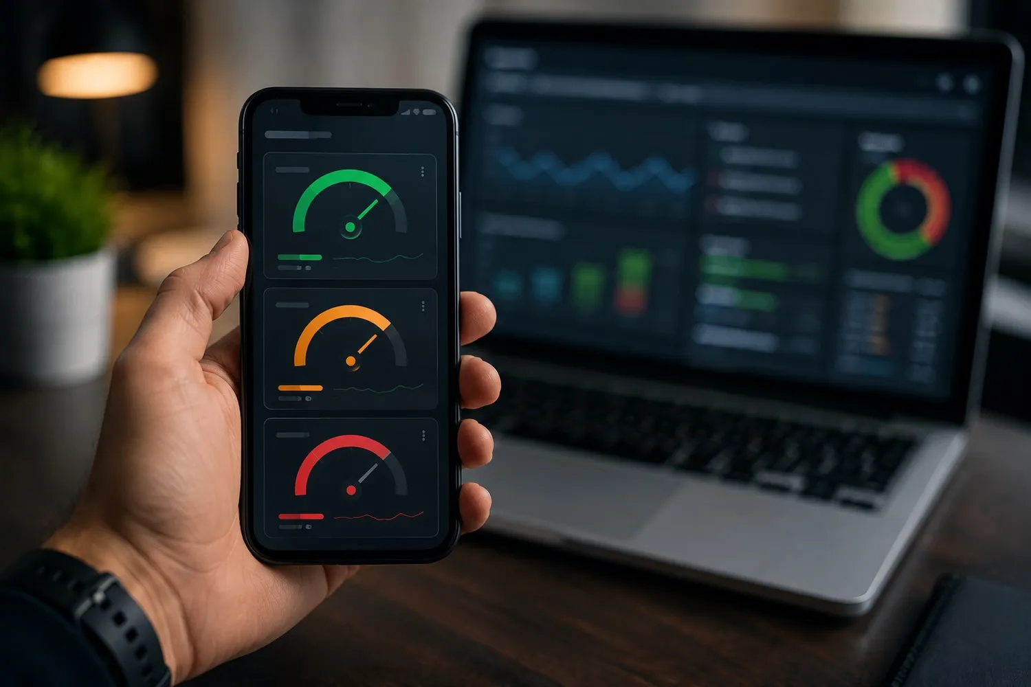 Mesure des Core Web Vitals et du temps de chargement d'un site sur mobile pendant un audit technique SEO