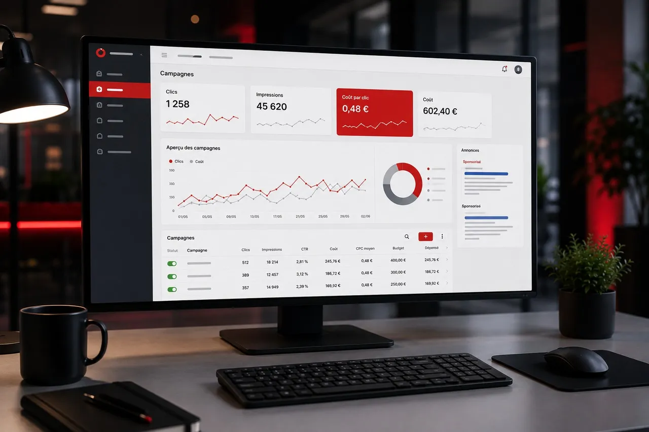 Campagne de référencement payant Google ADS gérée par notre agence SEA à Annecy